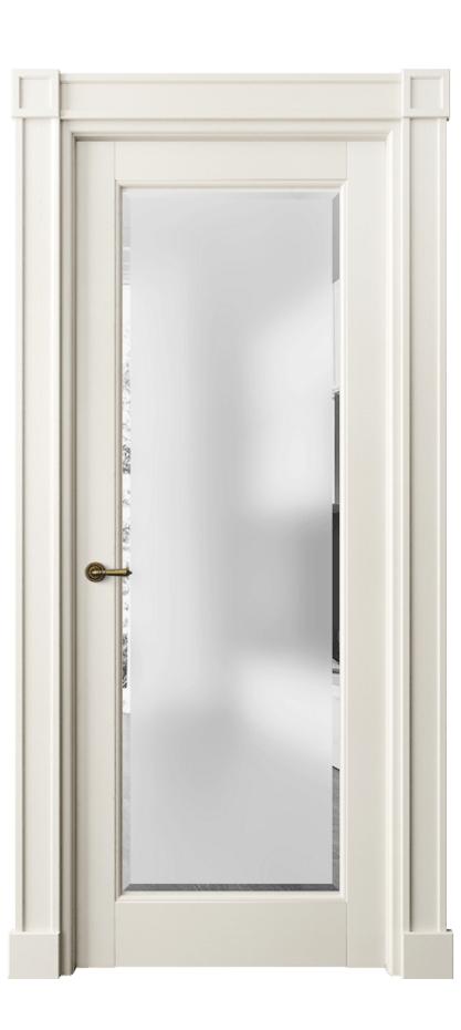 Межкомнатная дверь Toscana Plano 6300 Бук венециана Сатинированное стекло с фацетом Цена 151559 ₽ | Volhovec