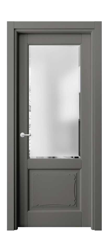 Дверь межкомнатная Toscana Elegante 6322 Бук классический серый Сатинированное стекло с фацетом, 6 мм Гладкий наличник БКЛС Цена 93799 ₽ Наличники уже входят в базовый комплект. Фабрика дверей Волховец 8 (800) 551 43 19 Межкомнатная дверь Toscana Elegante 6322 Бук классический серый Сатинированное стекло с фацетом, 6 мм Цена 93799 ₽ | Volhovec