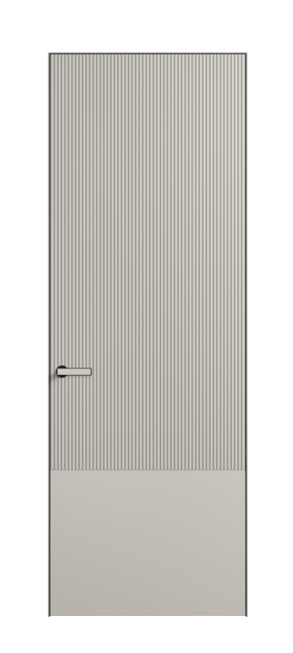 Дверь межкомнатная Velvet АКП 8203 Матовый облачно-серый. Скрытый короб Черный Цена 97100 . Фабрика дверей Волховец 8 (800) 551 43 19 Межкомнатная дверь Velvet АКП 8203 Матовый облачно-серый. Цена 97100  | Volhovec