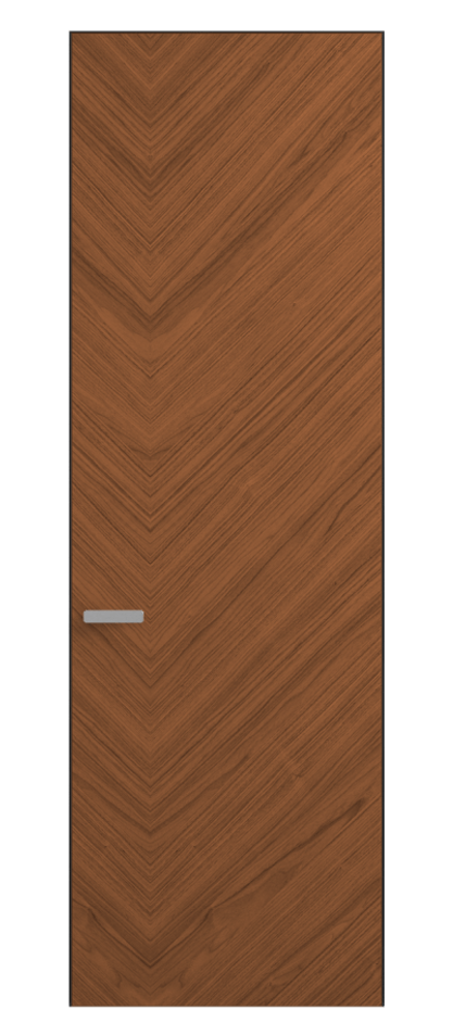 Дверь межкомнатная Rift АКП 0201 Орех медный матовый рифт  Скрытый короб Черный Цена 83089 ₽ Наличники уже входят в базовый комплект. Фабрика дверей Волховец 8 (800) 551 43 19 Межкомнатная дверь Rift АКП 0201 Орех медный матовый рифт  Цена 83089 ₽ | Volhovec