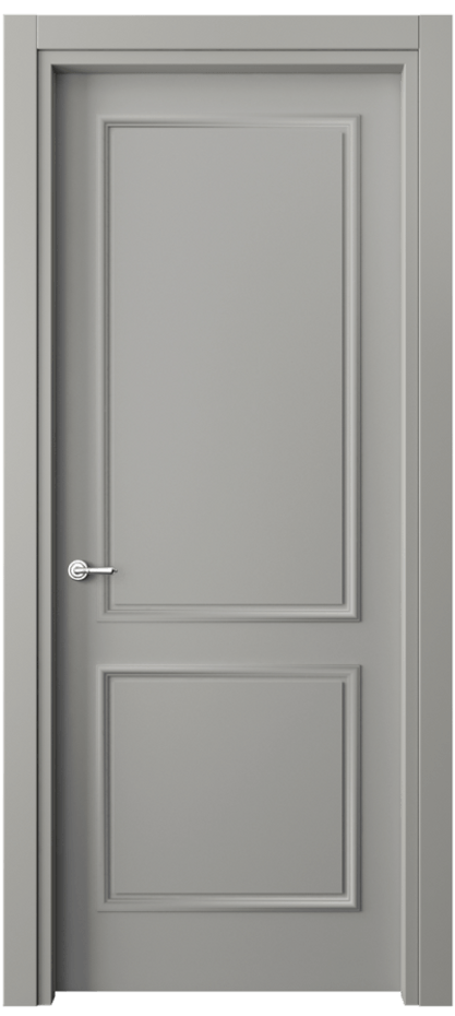 Дверь межкомнатная Париж 8121 Матовый нейтральный серый Гладкий наличник МНСР Цена 64599 ₽ Наличники уже входят в базовый комплект. Фабрика дверей Волховец 8 (800) 551 43 19 Межкомнатная дверь Париж 8121 Матовый нейтральный серый Цена 64599 ₽| Volhovec