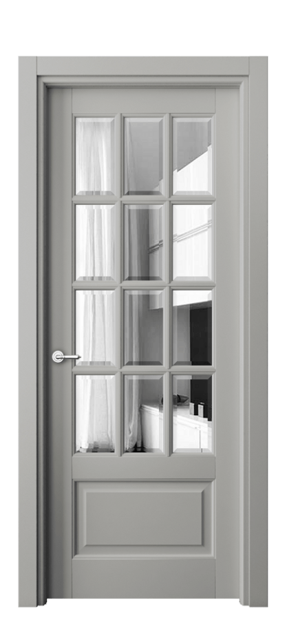 Дверь межкомнатная Toscana Grigliato 6313 Бук нейтральный серый Двустороннее зеркало с фацетом, триплекс, 8 мм Гладкий наличник БНСР Цена 114599 ₽ Наличники уже входят в базовый комплект. Фабрика дверей Волховец 8 (800) 551 43 19 Межкомнатная дверь Toscana Grigliato 6313 Бук нейтральный серый Двустороннее зеркало с фацетом, триплекс, 8 мм Цена 114599 ₽ | Volhovec
