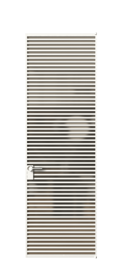 Алюминиевая дверь АЛПЛ040.07 Алюминий Белый Сатинированное бронзовое стекло, триплекс Цена 195690  | Volhovec