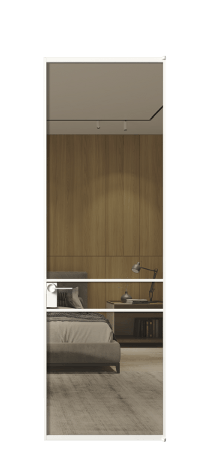 Алюминиевая дверь АЛПЛ040.02  Алюминий Белый Рефлективное бронзовое стекло "Stopsol", калёное, 6 мм. Без короба бел Цена 202220 Стоимость комплекта двери включает: 
1. Полотно (600/650/700/750/800/850/900/950*2000-2400 мм).
2. Короб
3. Комплект фурнитуры (2 торцевые петли и магнитный замок с ответной планкой). Фабрика дверей Волховец 8 (800) 551 43 19  Алюминиевая дверь АЛПЛ040.02 Алюминий Белый Рефлективное бронзовое стекло "Stopsol", калёное, 6 мм Цена 202220  | Volhovec