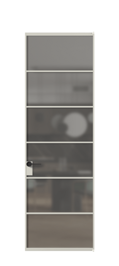 Алюминиевая дверь АЛПЛ040.04 Алюминий тёплый серый Сатинированное серое стекло, триплекс. Без короба АТСР Цена 149470 Стоимость комплекта двери включает: 1. Полотно (600/650/700/750/800/850/900/950*2000-2400 мм).
2. Короб
3. Комплект фурнитуры (2 торцевые петли и магнитный замок с ответной планкой). Фабрика дверей Волховец 8 (800) 551 43 19 Алюминиевая дверь АЛПЛ040.04 Алюминий тёплый серый Сатинированное серое стекло, триплекс Цена 149470 | Volhovec