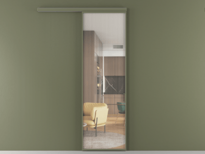 Алюминевая перегородка АЛПР 040.01_АОТ_Moru_new. Цвет Алюминий оливковый тёмный. Материал Алюминий в эмали. Коллекция Перегородка Formato вдоль стены одностворчатая. Фото. Алюминевая перегородка АЛПР 040.01_АОТ_Moru_new. Цвет Алюминий оливковый тёмный. Материал Алюминий в эмали. Коллекция Перегородка Formato вдоль стены одностворчатая. Картинка.