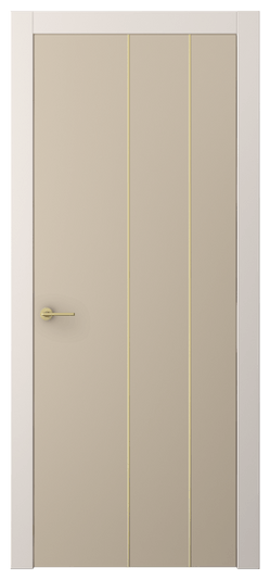 Дверь межкомнатная АКП 4205 ПЭСК. Цвет ПЭТ серо-коричневый . Материал ПЭТ. Коллекция Freedom. Картинка.