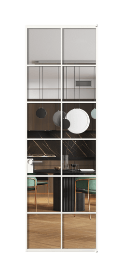 Межкомнатная дверь АЛПЛ040.05 Crystalvision БЕЛ. Цвет Алюминий Белый. Материал Алюминий. Коллекция Formato. Фото. Дверь межкомнатная АЛПЛ040.05 Crystalvision БЕЛ. Цвет Алюминий Белый. Материал Алюминий. Коллекция Formato. Картинка.