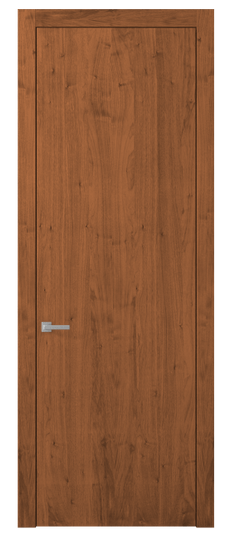 Дверь межкомнатная 0010 ОМДМ. Цвет Орех медный матовый. Материал Шпон Naturwood. Коллекция Planum. Картинка.