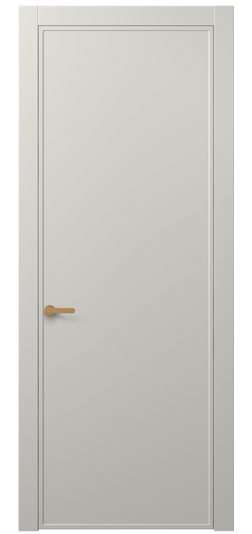 Дверь межкомнатная АКП 8601 МТСР. Цвет Матовый тёплый серый. Материал Гладкая эмаль. Коллекция Frame. Картинка.