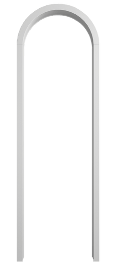 Межкомнатная дверь Арка МБЛ. Цвет Матовый белоснежный. Материал Гладкая эмаль. Коллекция Palazzo. Фото. Дверь межкомнатная Арка МБЛ. Цвет Матовый белоснежный. Материал Гладкая эмаль. Коллекция Palazzo. Картинка.