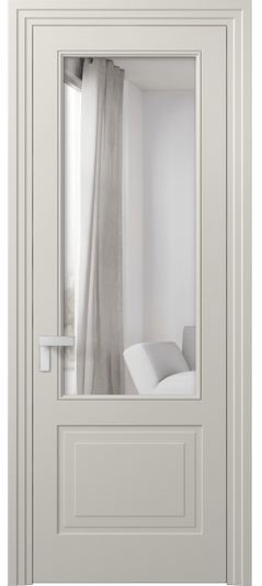 Межкомнатная дверь 8352 МОС Двустороннее зеркало. Цвет Матовый облачно-серый. Материал Гладкая эмаль. Коллекция Rocca. Фото. Дверь межкомнатная 8352 МОС Двустороннее зеркало. Цвет Матовый облачно-серый. Материал Гладкая эмаль. Коллекция Rocca. Картинка.