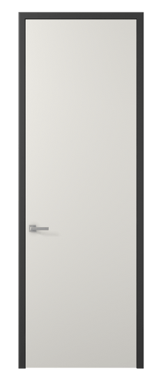 Дверь межкомнатная 0010 ПЭБЛ. Цвет ПЭТ белоснежный. Материал ПЭТ. Коллекция Planum. Картинка.