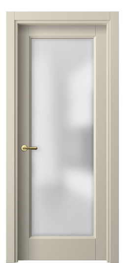 Дверь межкомнатная 1402 МБСР САТ. Цвет Матовый бежево-серый. Материал Гладкая эмаль. Коллекция Galant. Картинка.