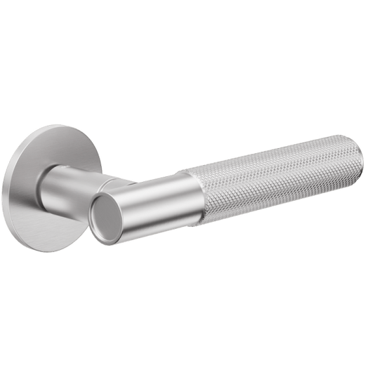 Ручки для дверей Ручка дверная Блэнд АГ. Цвет Серебро. Коллекция Блэнд АГ. Картинка.