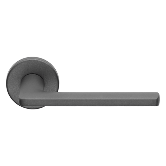 Ручки для дверей Ручка дверная Люче Пи. Цвет Антрацит. Коллекция Люче Пи. Картинка.